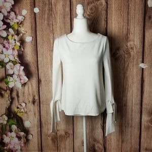 Ann Taylor long sleeves white  top size S